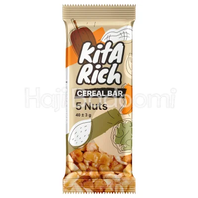غلات بار کیتاریچ پنج مغز خوراکی 40 گرمی