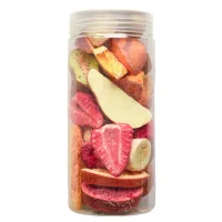 میوه خشک پفکی مخلوط فریز درایر بسته 100 گرمی