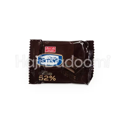 شکلات تخته ای تلخ 52 درصد دریم اسمارت شیرین عسل 18 گرمی
