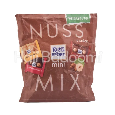 شکلات پاکتی ریتر اسپورت مینی میکس مغزدار 150 گرمی