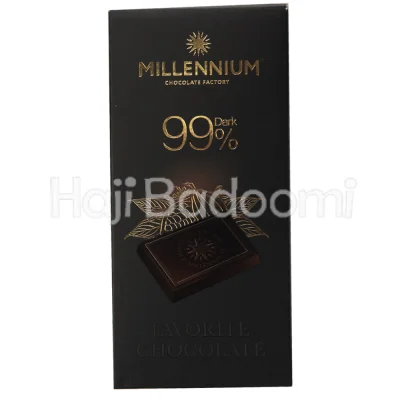 شکلات تخته ای میلنیوم تلخ 99 درصد 100 گرمی