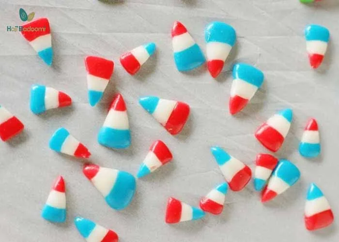 آبنبات رنگی خانگی