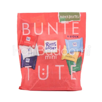 شکلات پاکتی ریتر اسپورت مینی میکس با 6 طعم 150 گرمی