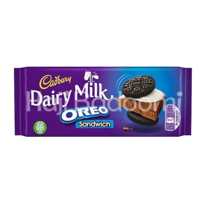 شکلات تخته ای اورئو ساندویچ دیری میلک کدبری 96 گرمی