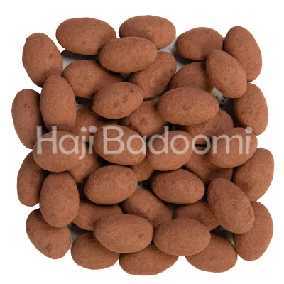 دراژه شیری با مغز پسته و روکش پودر کاکائو