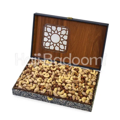 باکس آجیل طرح ترمه مدل رخشان 1200 گرمی