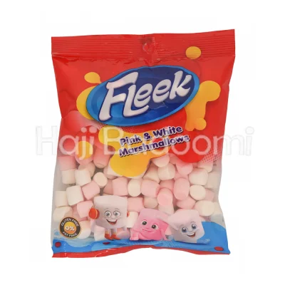 مارشمالو فلیک سفید و صورتی بدون گلوتن 150 گرمی