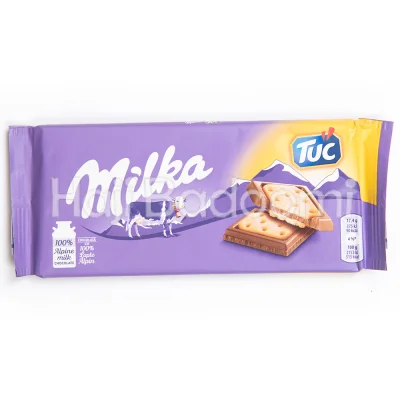شکلات تخته‌ ای میلکا بیسکوئیتی توک 100 گرمی