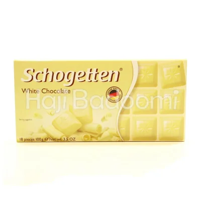 شکلات تخته ای سفید شوگتن 100 گرمی