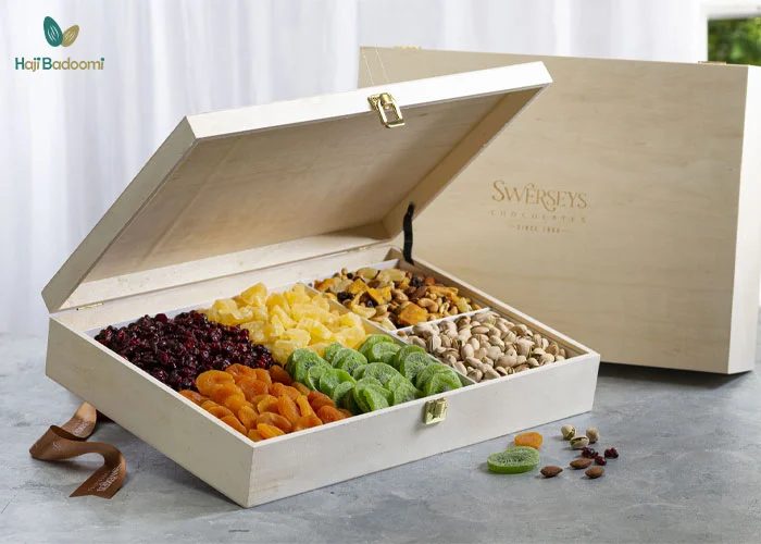 باکس چوبی میوه خشک