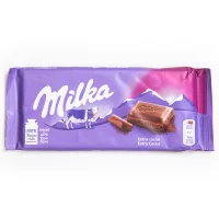 شکلات تخته‌ ای میلکا اکسترا کاکائو 100 گرمی