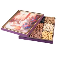 باکس آجیل طرح مخمل گلرخ 1500 گرمی