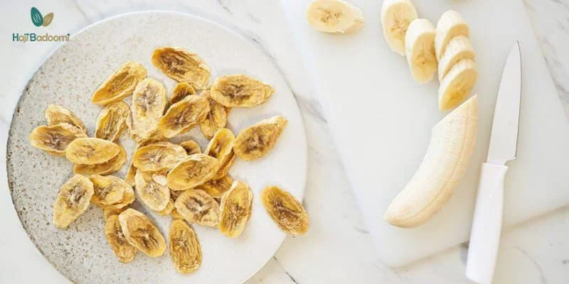 موز خشک تامین کننده‌ی ویتامین بدن 