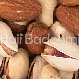 آجیل چهار مغز پسته با پوست خام درجه یک
