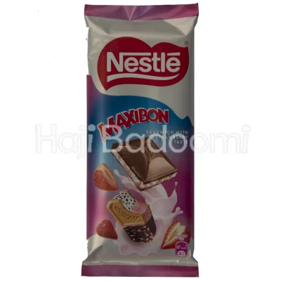 شکلات تخته ای نستله ساندویچ توت فرنگی 80 گرمی