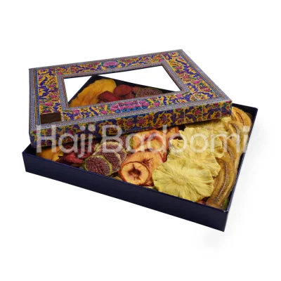 باکس میوه خشک طرح مسجد نصیر پنجره دار 600 گرمی