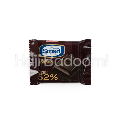شکلات تخته ای تلخ 52 درصد دریم اسمارت شیرین عسل 50 گرمی