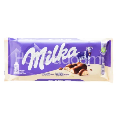 شکلات تخته ای سفید میلکا حبابی 95 گرمی
