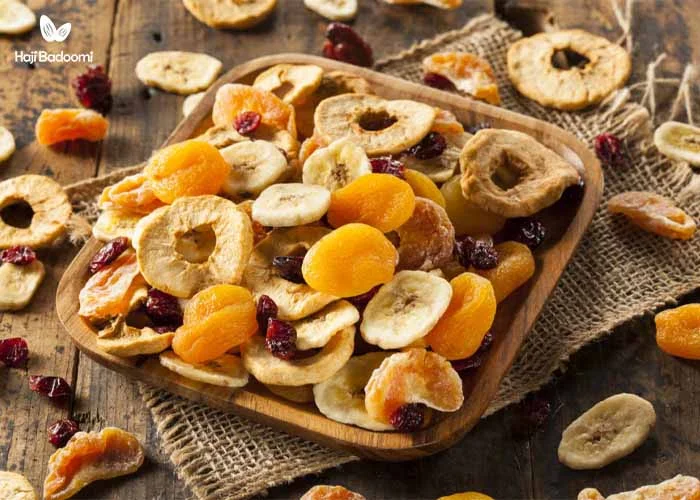 تفاوت چیپس میوه با میوه خشک شده