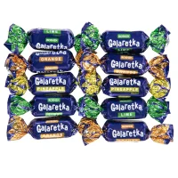 شکلات گالارتکا روشن با مغز ژله میوه ای و روکش شکلات شیری