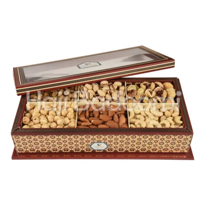 باکس آجیل طرح خاتم پامچال 1500 گرمی