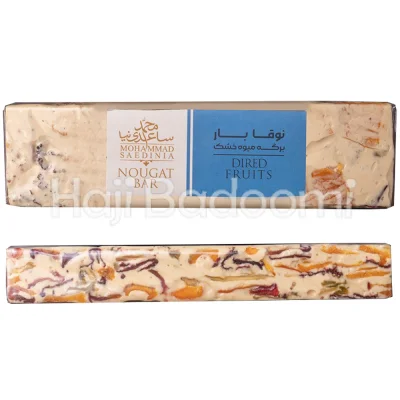 نوقا بار محمد ساعدی نیا برگه میوه خشک 130 گرمی