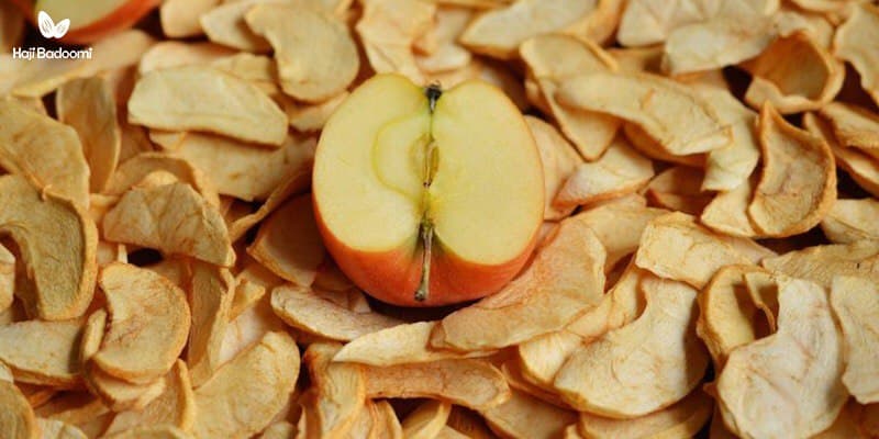سیب خشک از پرفایده ترین میوه خشک‌ها