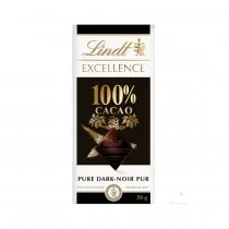 شکلات تخته ای تلخ 100 درصد لینت اکسلنس 50 گرمی