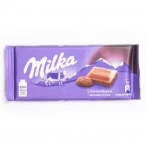 شکلات تخته‌ای میلکا با طعم دسر شکلات 100 گرمی